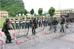 Tích cực luyện tập chuẩn bị cho diễn tập chống khủng bố